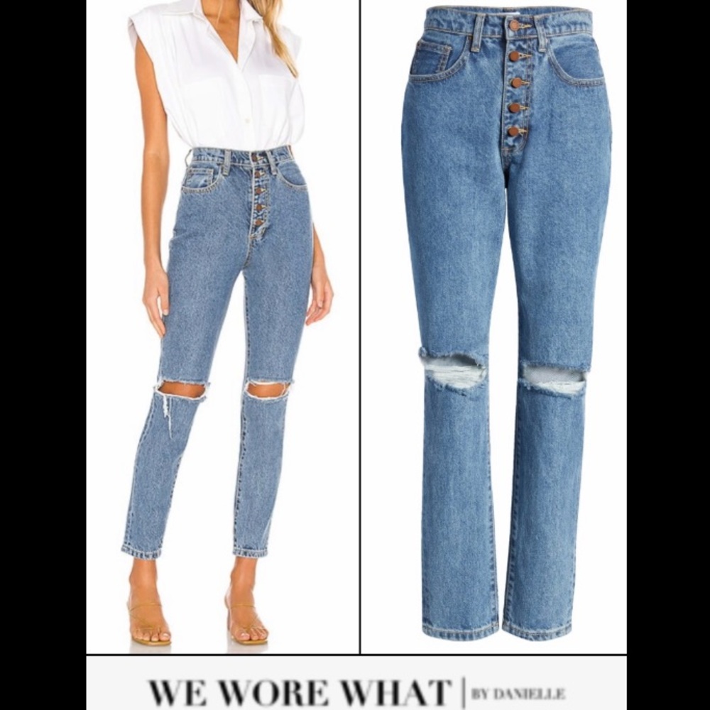 WWW Danielle High Rise Straight Jean Spring Street